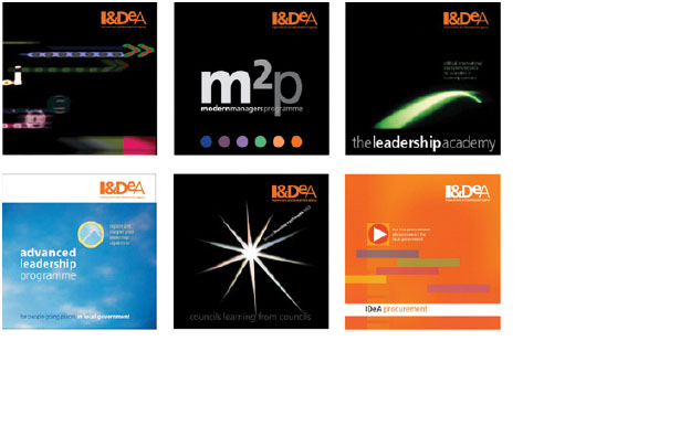 Brand development graphics for IDeA programmes