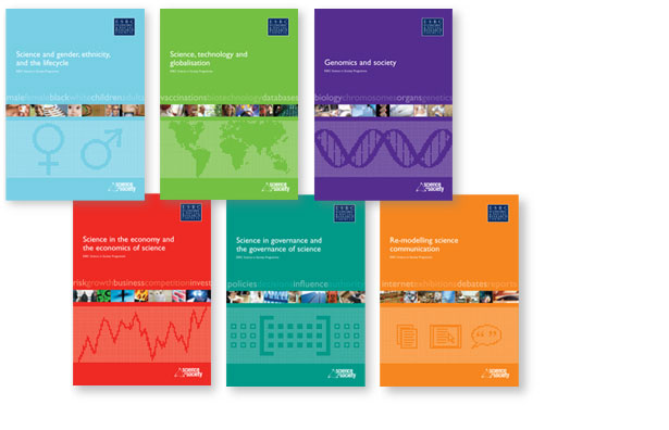 Science-in-Society programme brochures for the Economic Social Research Council
