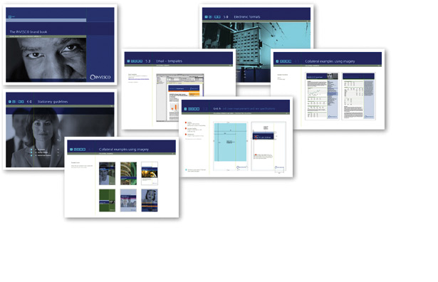 Global brand book and visual system for Invesco
